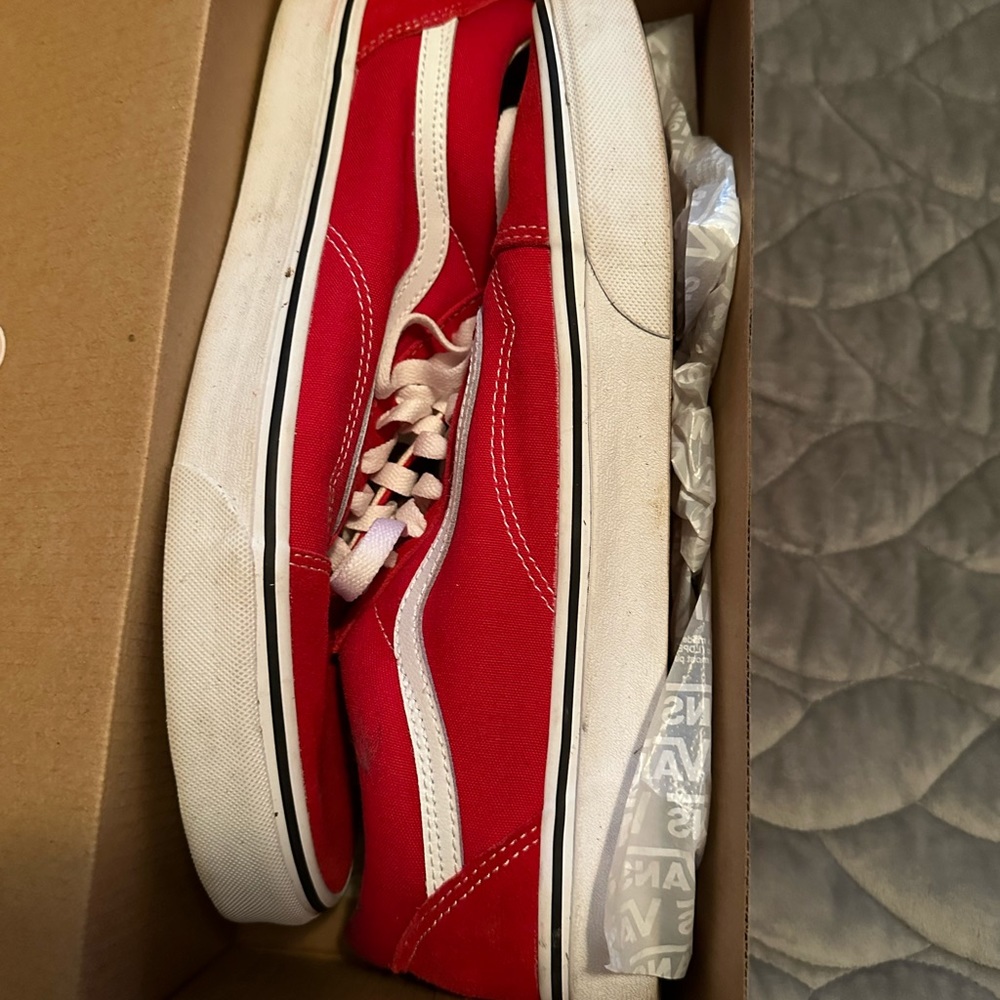 Red Vans men’s 11.5
